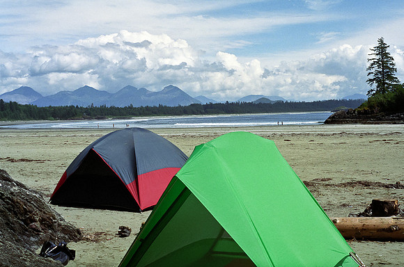 Camping on Long Beach