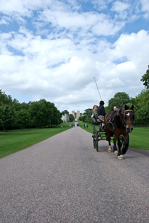 Carriage through Windsor Castle