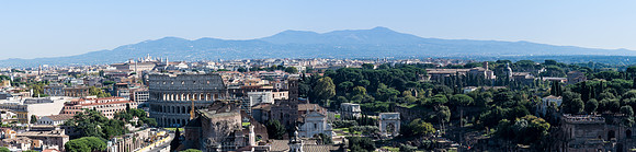 Colosseum and Palatine Hill